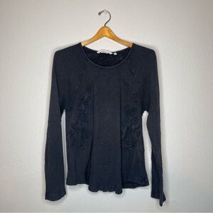 Soft Surroundings Camden Thermal Waffle Knit Long Sleeve Tunic